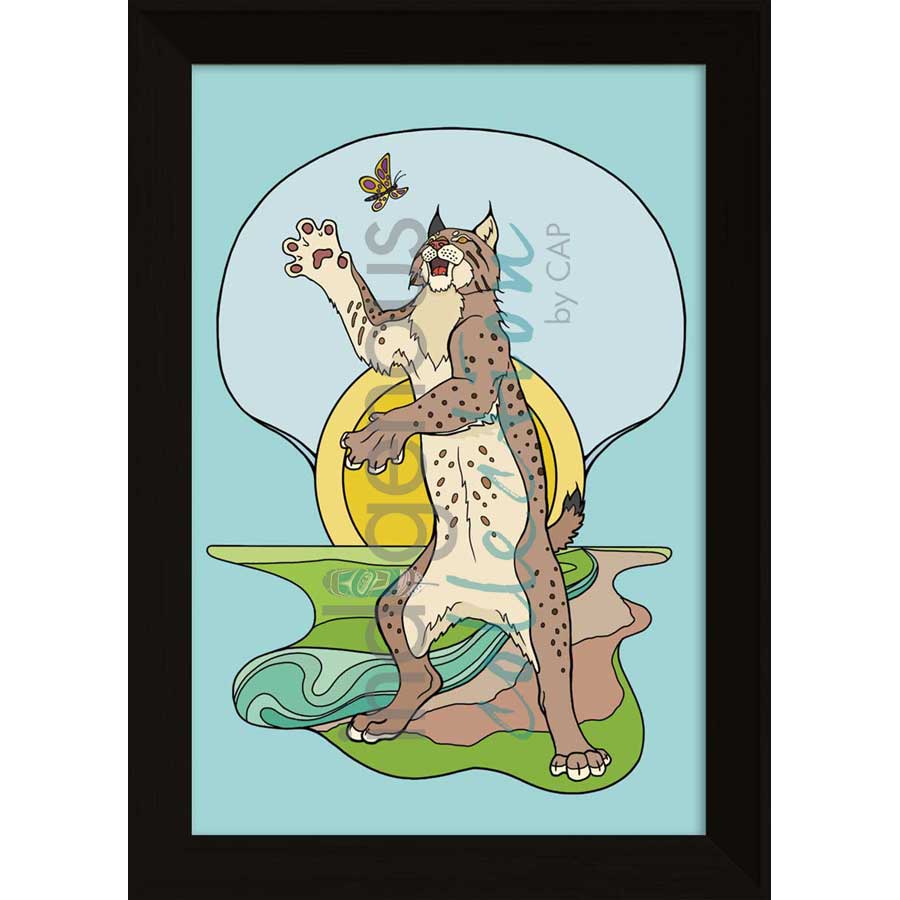 Catch Me! by artist Adrienne Assinewai - Anishinaabe. Indigenous Collection