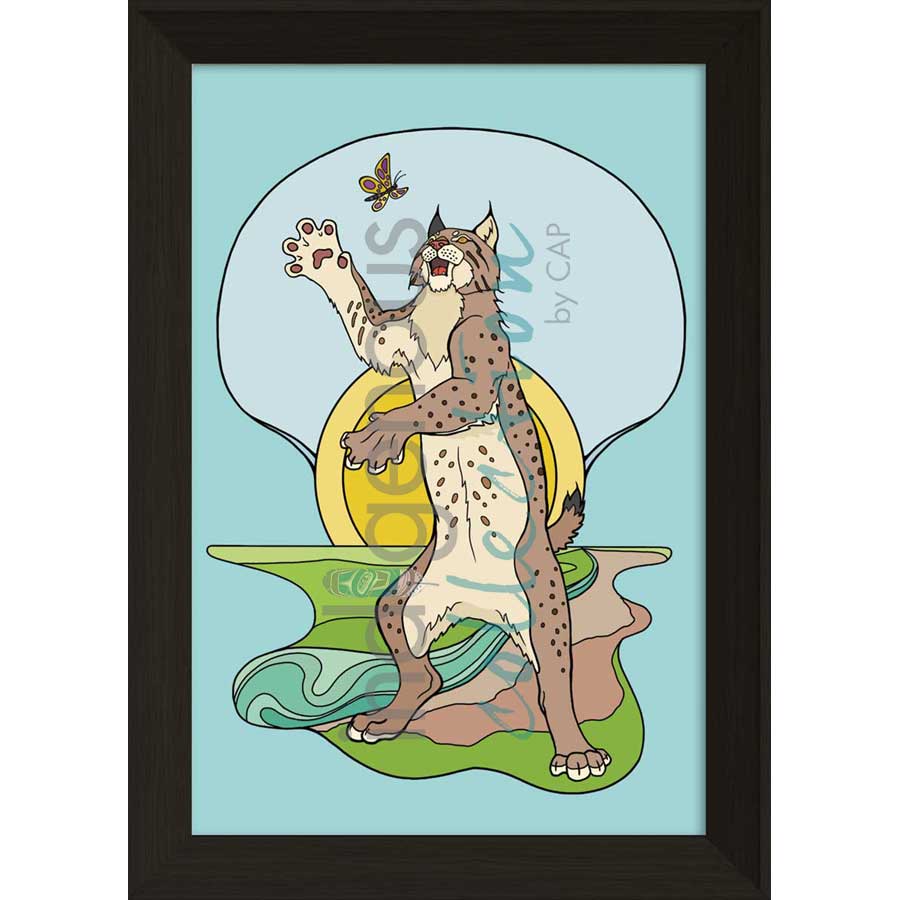 Catch Me! by artist Adrienne Assinewai - Anishinaabe. Indigenous Collection