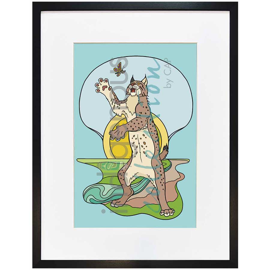 Catch Me! by artist Adrienne Assinewai - Anishinaabe. Indigenous Collection