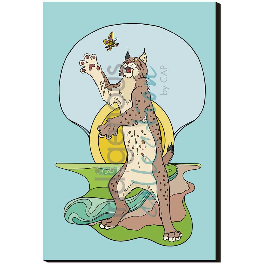 Catch Me! by artist Adrienne Assinewai - Anishinaabe. Indigenous Collection