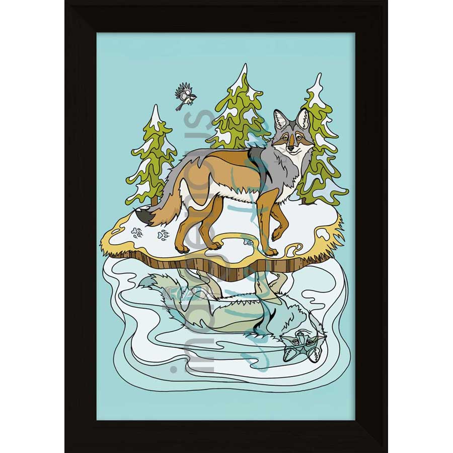 Spring Greeting Framed and Drymount