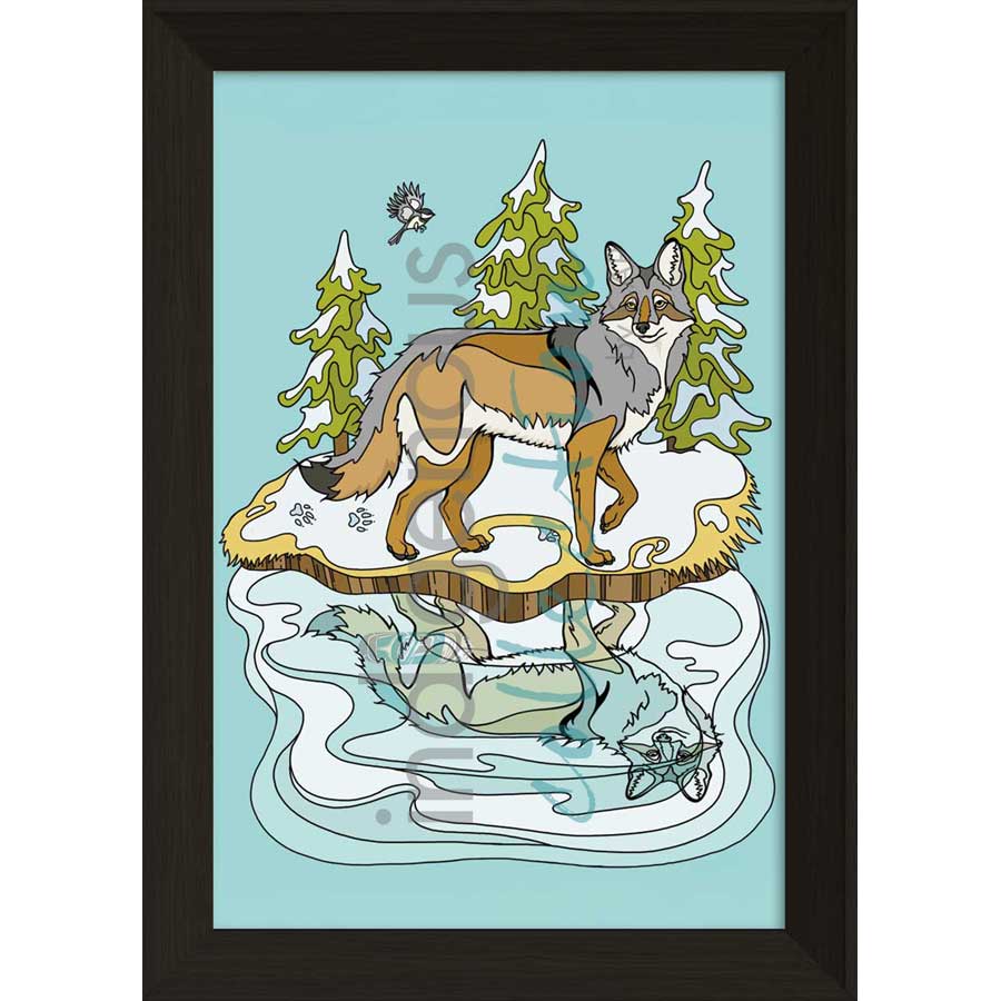 Spring Greeting Framed and Drymount
