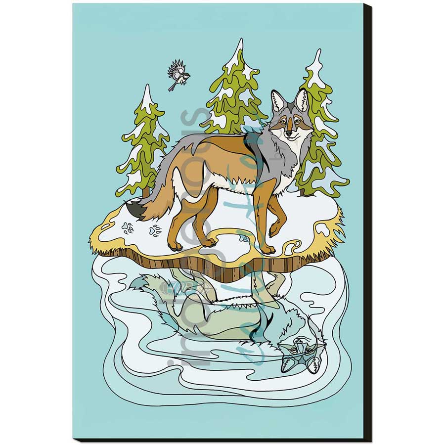 Spring Greeting by artist Adrienne Assinewai - Anishinaabe. Indigenous Collection