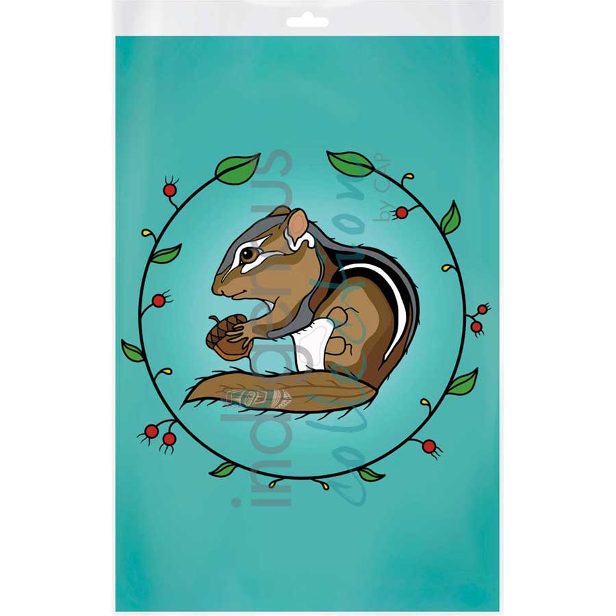 Zaagtoon (Treasure) by artist Adrienne Assinewai - Anishinaabe. Indigenous Collection