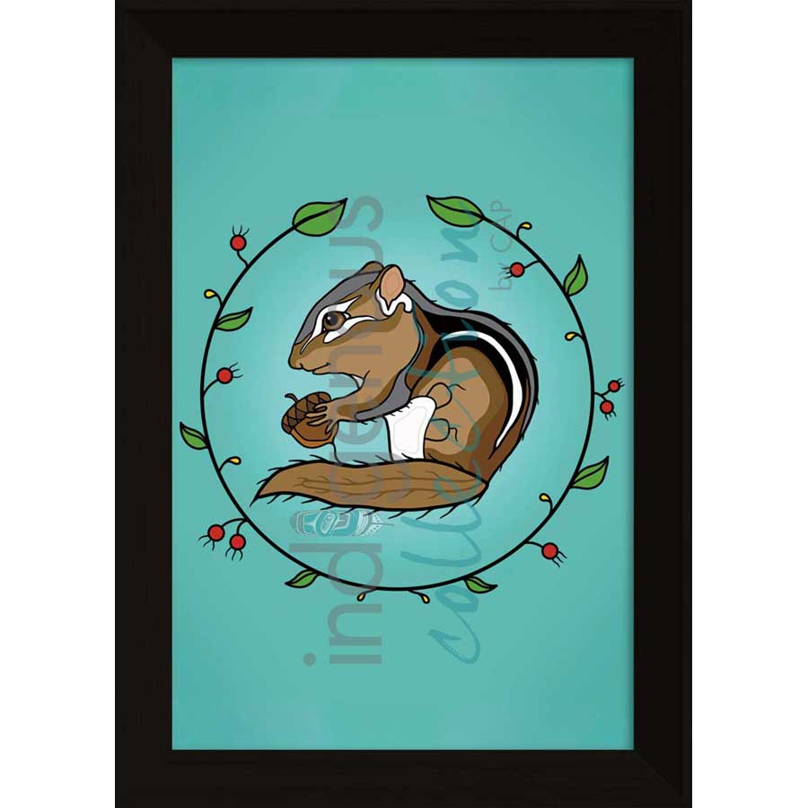 Zaagtoon (Treasure) by artist Adrienne Assinewai - Anishinaabe. Indigenous Collection
