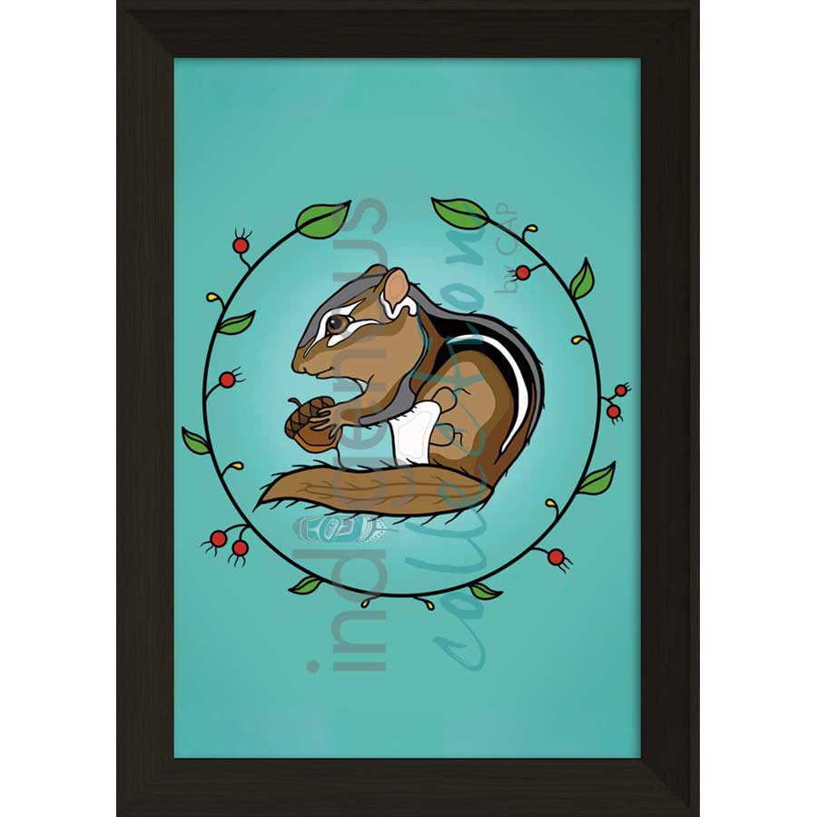 Zaagtoon (Treasure) by artist Adrienne Assinewai - Anishinaabe. Indigenous Collection
