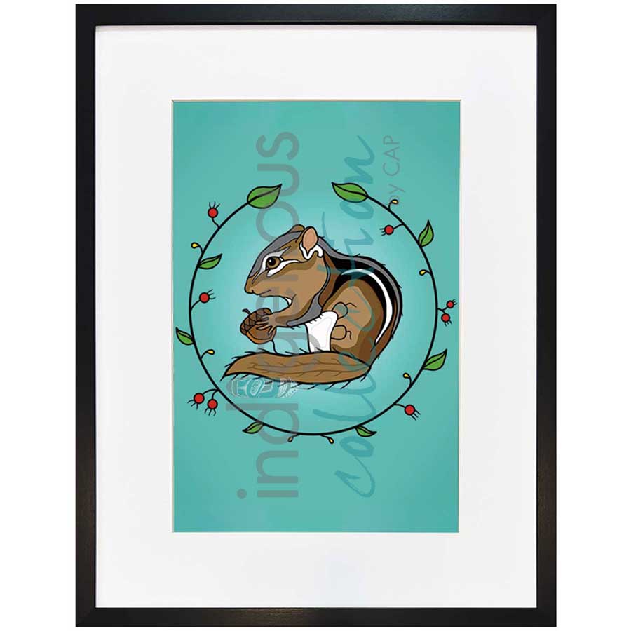 Zaagtoon (Treasure) by artist Adrienne Assinewai - Anishinaabe. Indigenous Collection