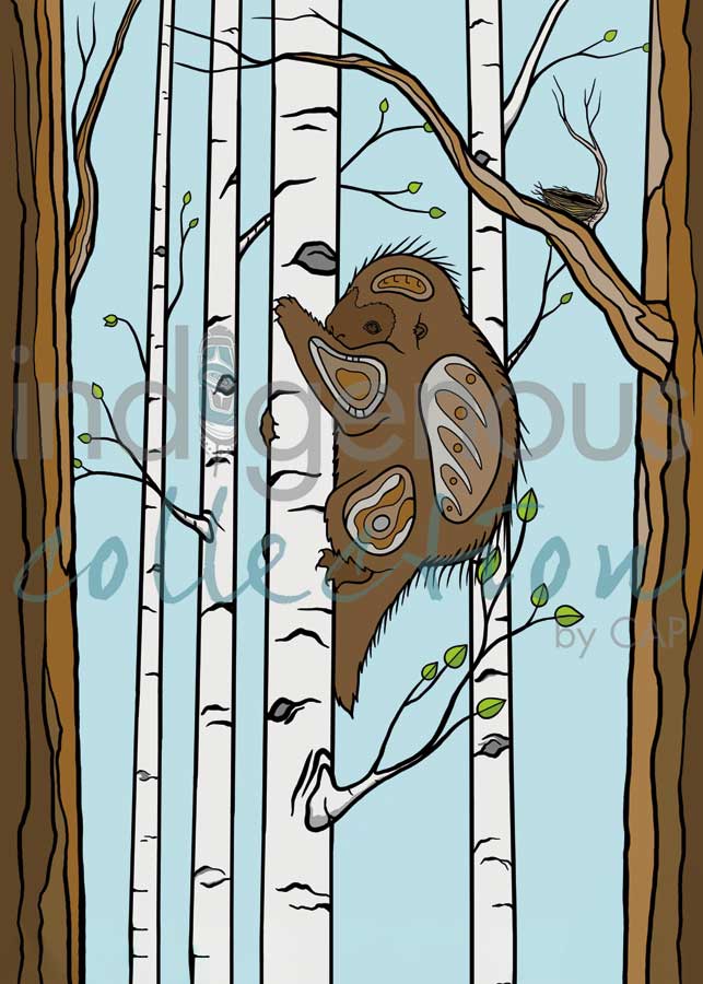 The Tree Hugger by artist Adrienne Assinewai