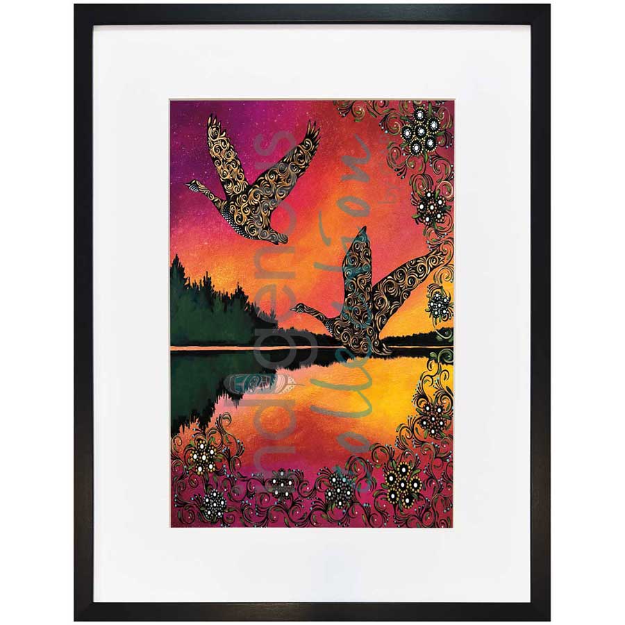 Where the Sun Shines by artist Betty Albert - Cree. Indigenous Collection
