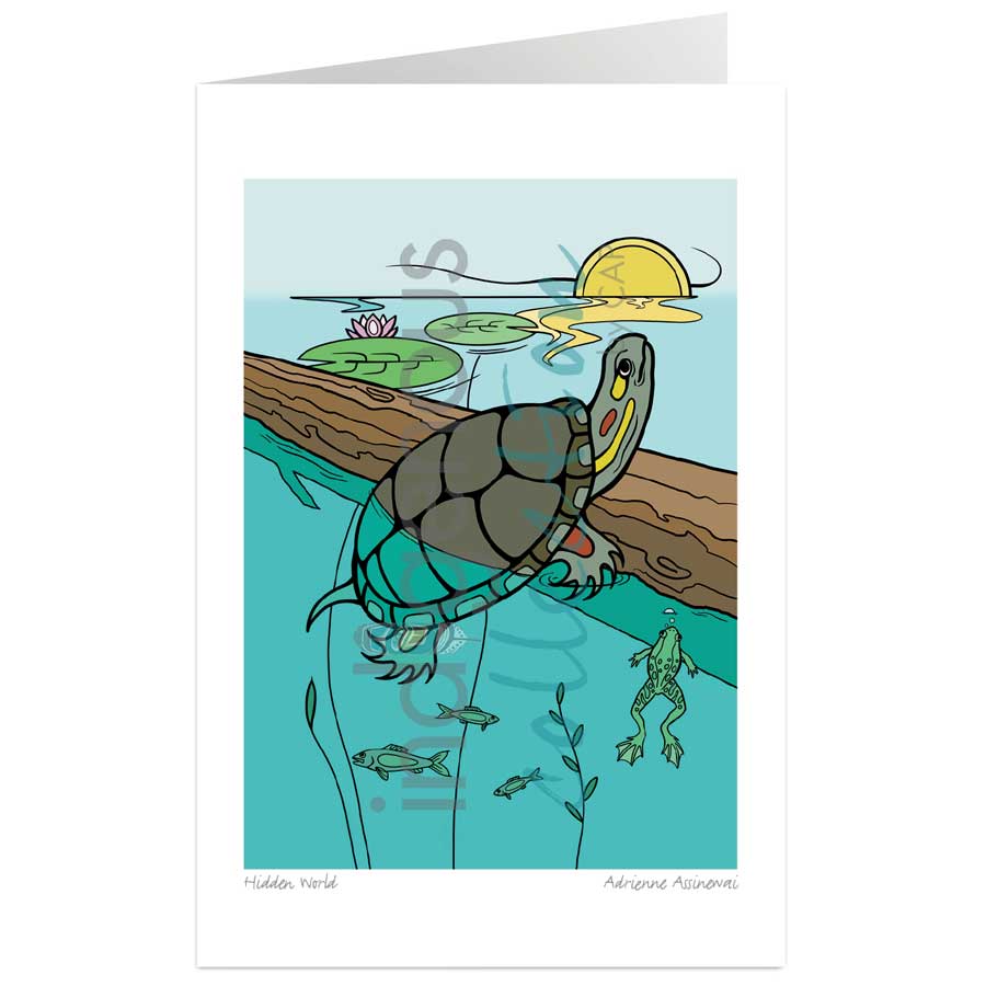 Hidden World by artist Adrienne Assinewai