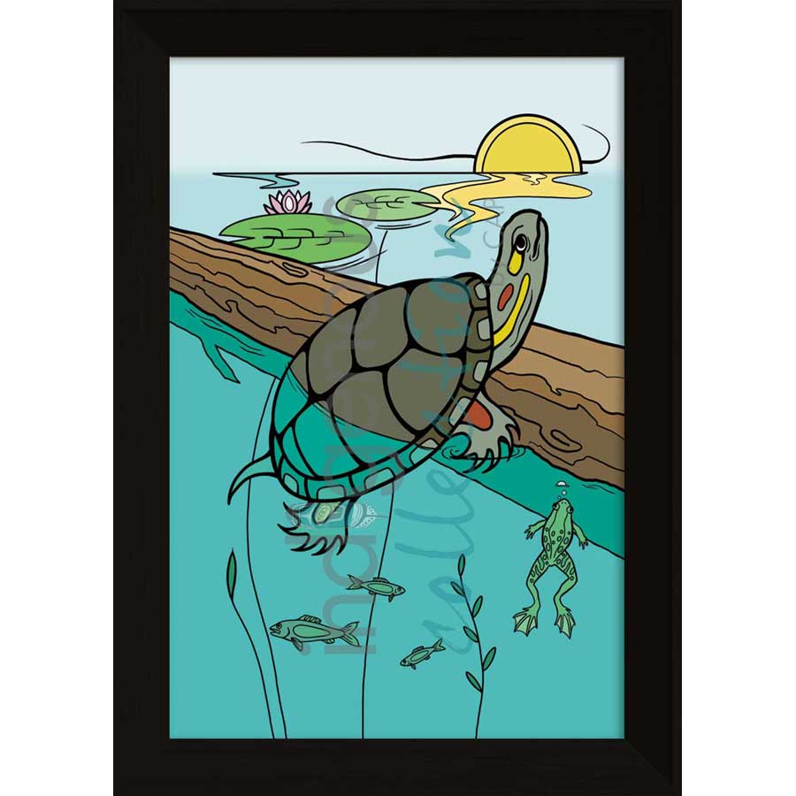 Hidden World by artist Adrienne Assinewai - Anishinaabe. Indigenous Collection