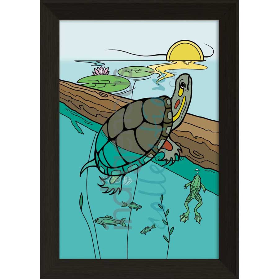 Hidden World by artist Adrienne Assinewai - Anishinaabe. Indigenous Collection
