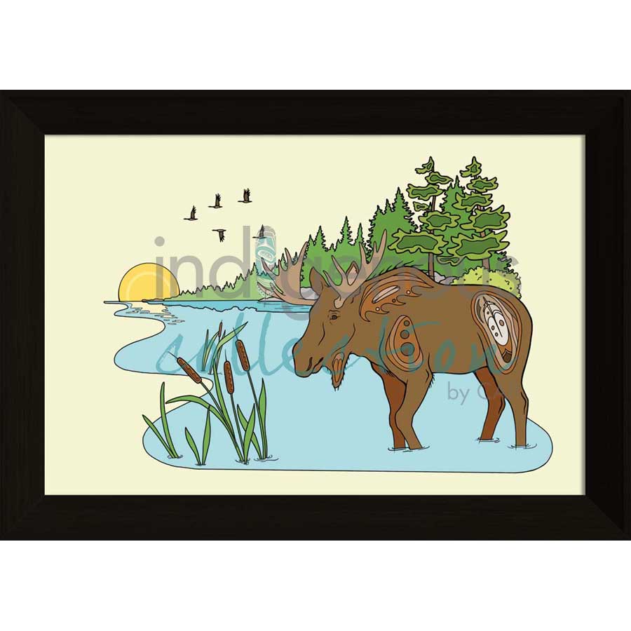 New Day by artist Adrienne Assinewai - Anishinaabe. Indigenous Collection