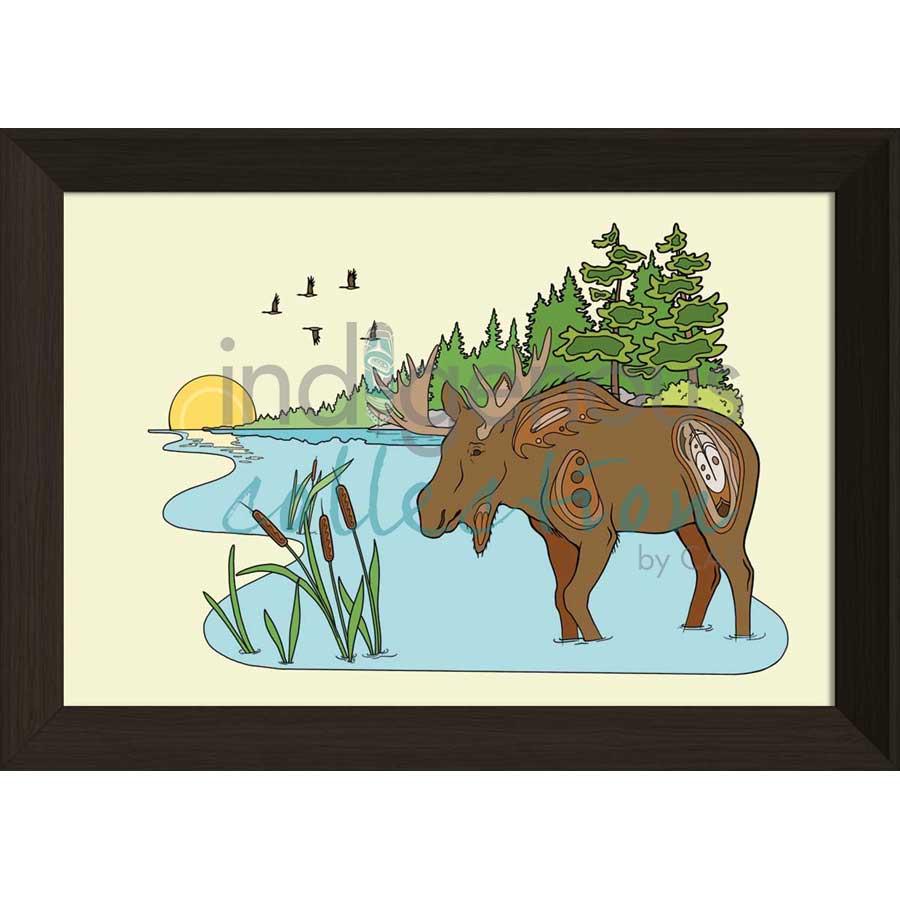 New Day by artist Adrienne Assinewai - Anishinaabe. Indigenous Collection