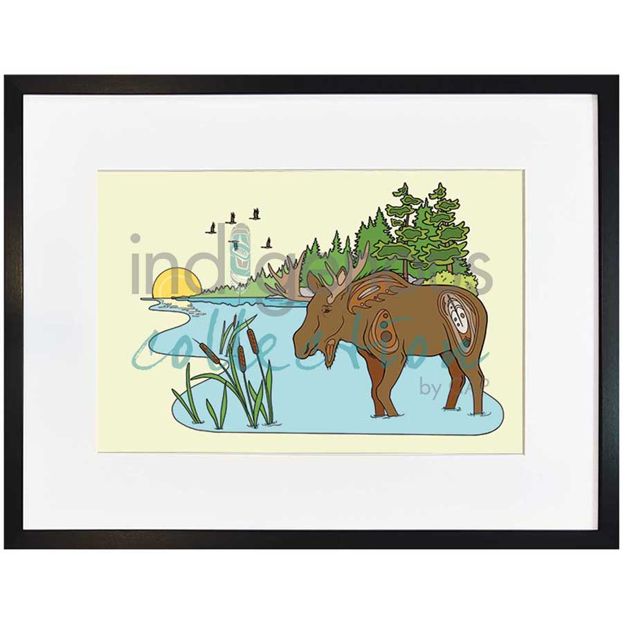 New Day by artist Adrienne Assinewai - Anishinaabe. Indigenous Collection