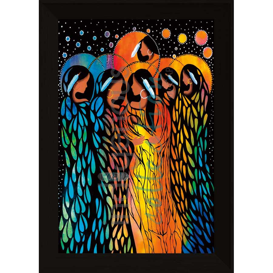 Aunties by artist Betty Albert - Cree. Indigenous Collection