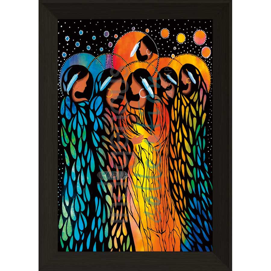 Aunties by artist Betty Albert - Cree. Indigenous Collection