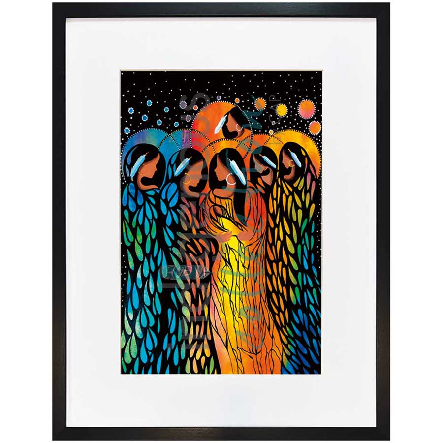 Aunties by artist Betty Albert - Cree. Indigenous Collection
