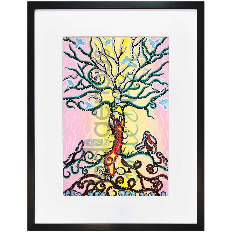 Tree of Life by artist Dawn Chartrand - Ojibway. Indigenous Collection