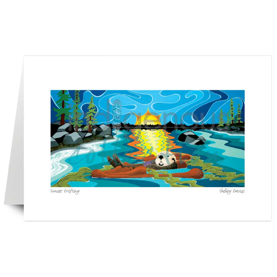 Sunset Drifting by artist Shelley Davies