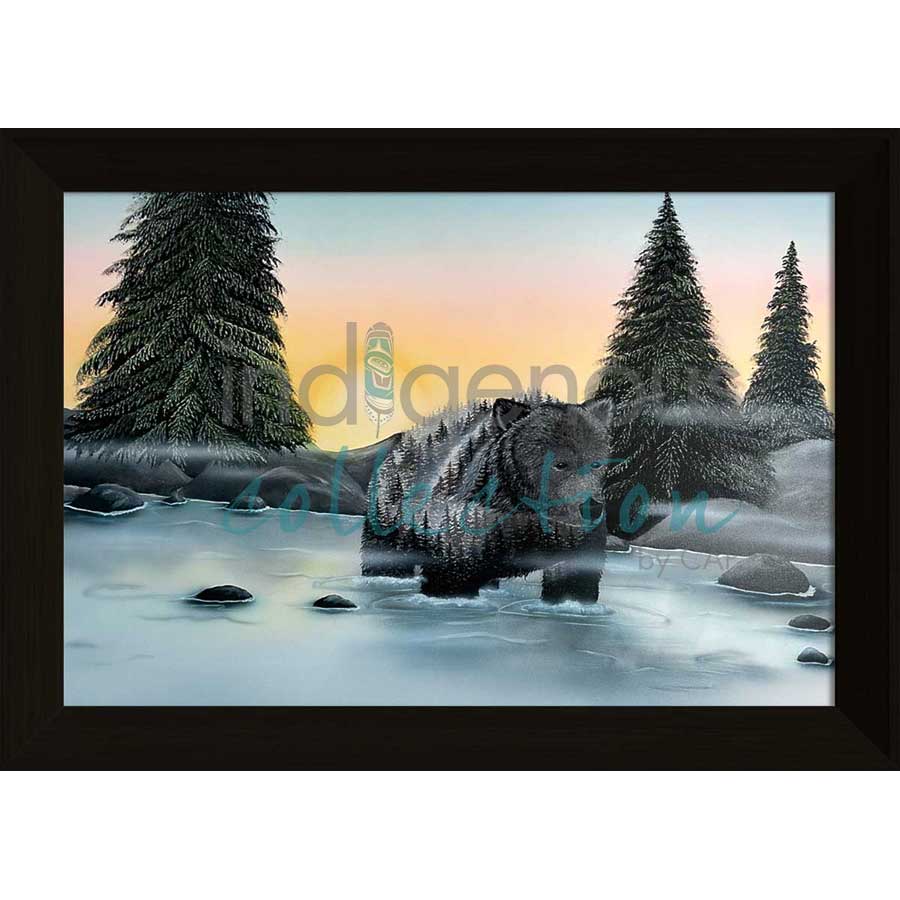 Cotton Candy Skies by artist Shelley Davies - Coast Salish. Indigenous Collection