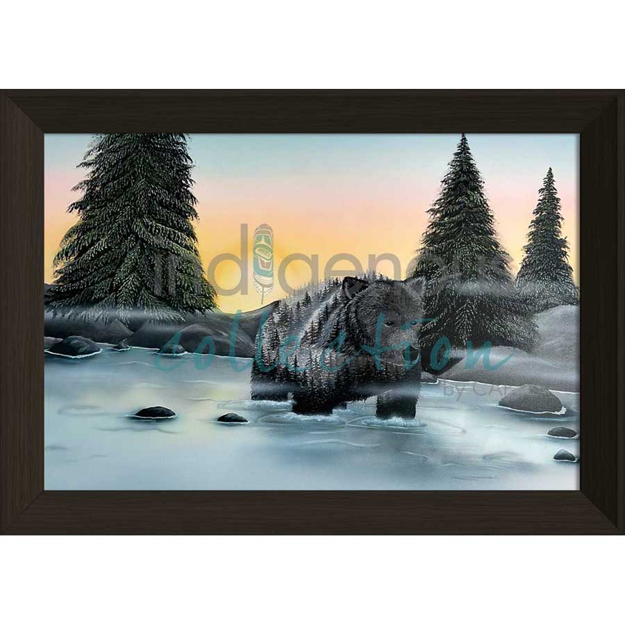 Cotton Candy Skies by artist Shelley Davies - Coast Salish. Indigenous Collection