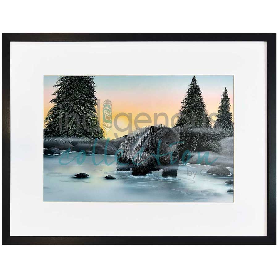 Cotton Candy Skies by artist Shelley Davies - Coast Salish. Indigenous Collection