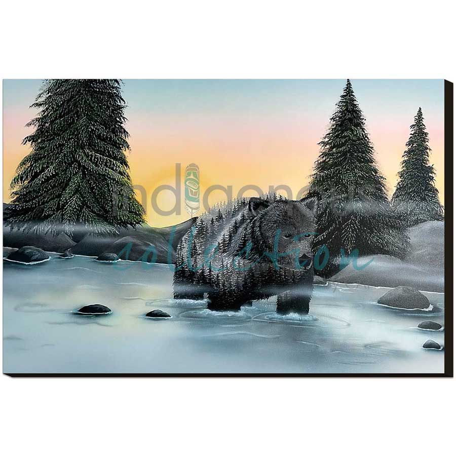 Cotton Candy Skies by artist Shelley Davies - Coast Salish. Indigenous Collection