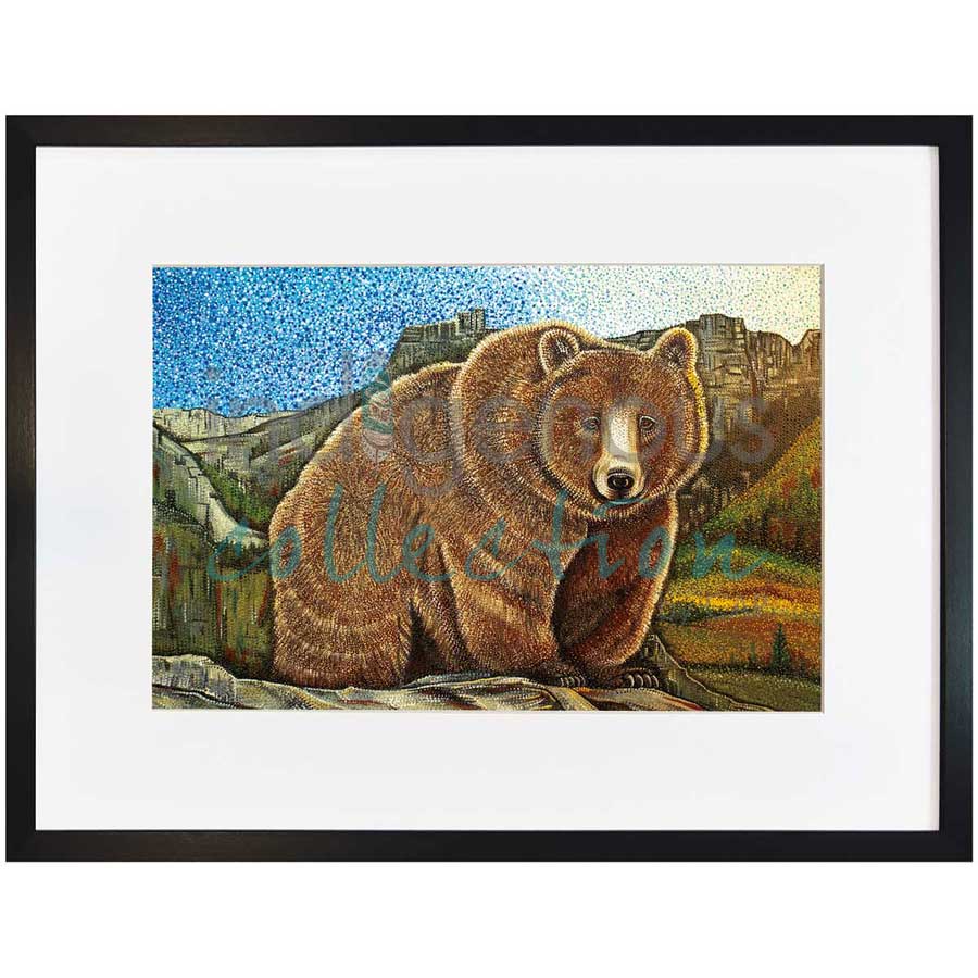 Okistatowân (Grizzly Bear) by artist Delreé Dumont - Cree. Indigenous Collection