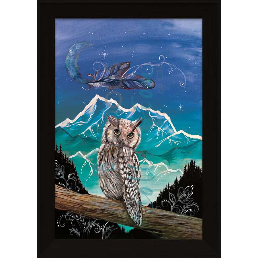 Little Owl by artist Karen Erickson - Métis/Cree. Indigenous Collection