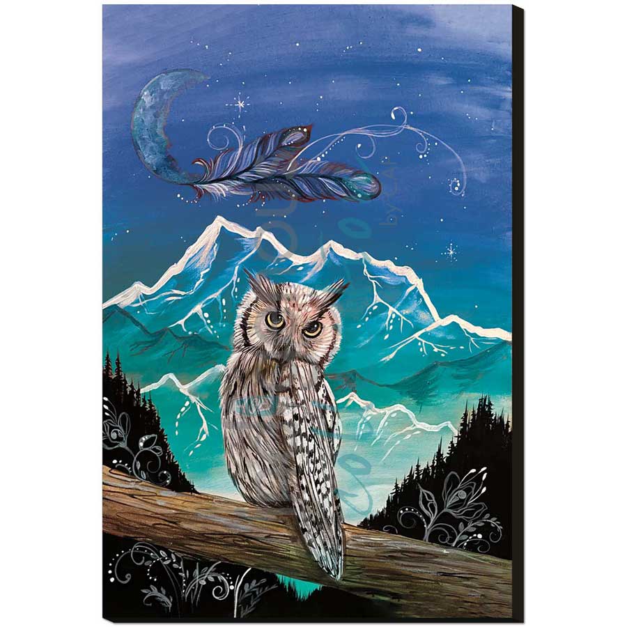Little Owl by artist Karen Erickson - Métis/Cree. Indigenous Collection