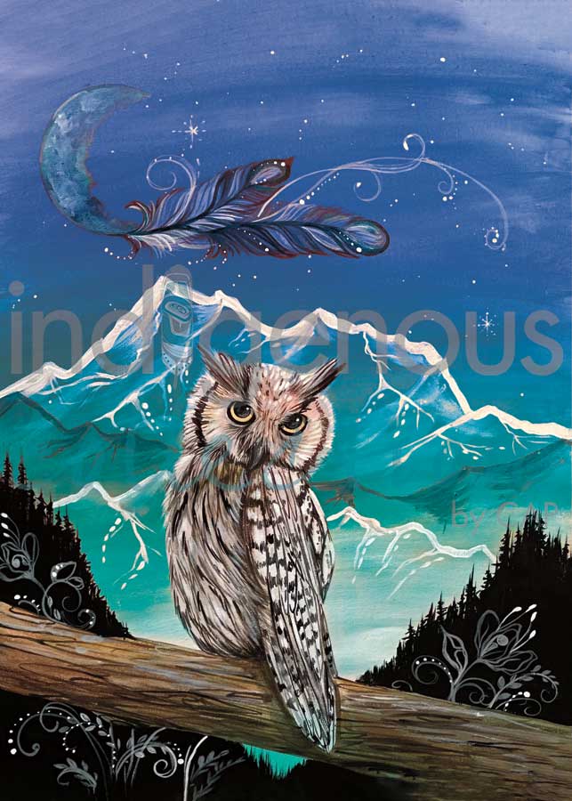 Little Owl by artist Karen Erickson