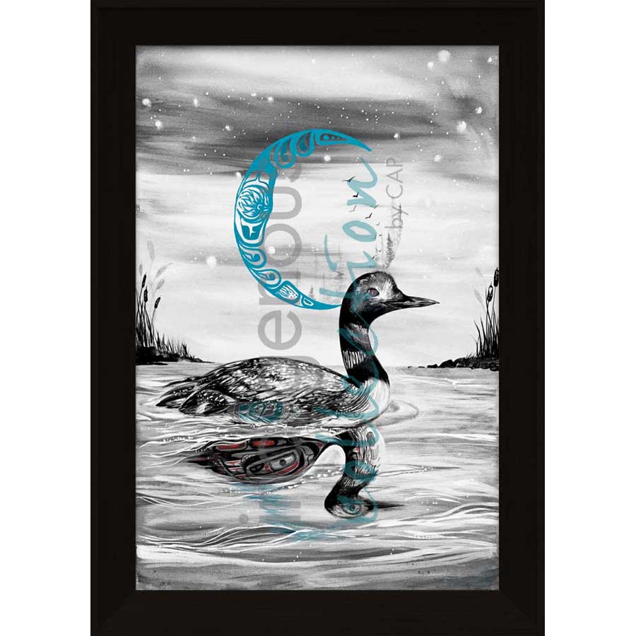 The Call of the Loon by artist Karen Erickson - Métis/Cree. Indigenous Collection