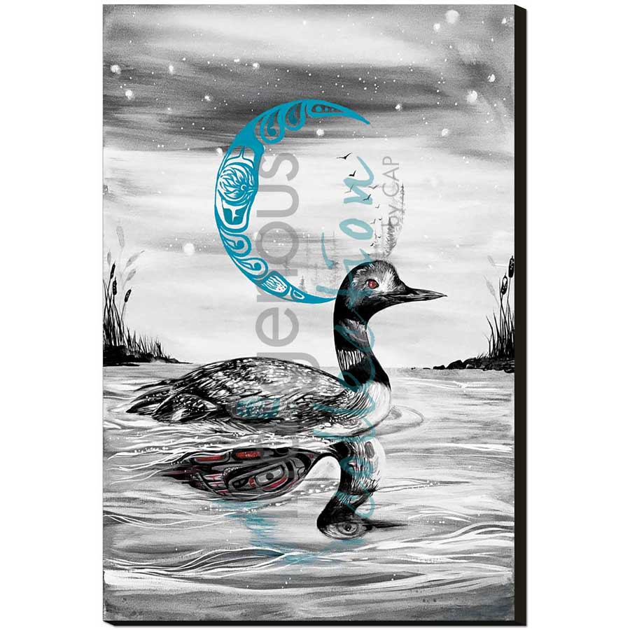 The Call of the Loon by artist Karen Erickson - Métis/Cree. Indigenous Collection