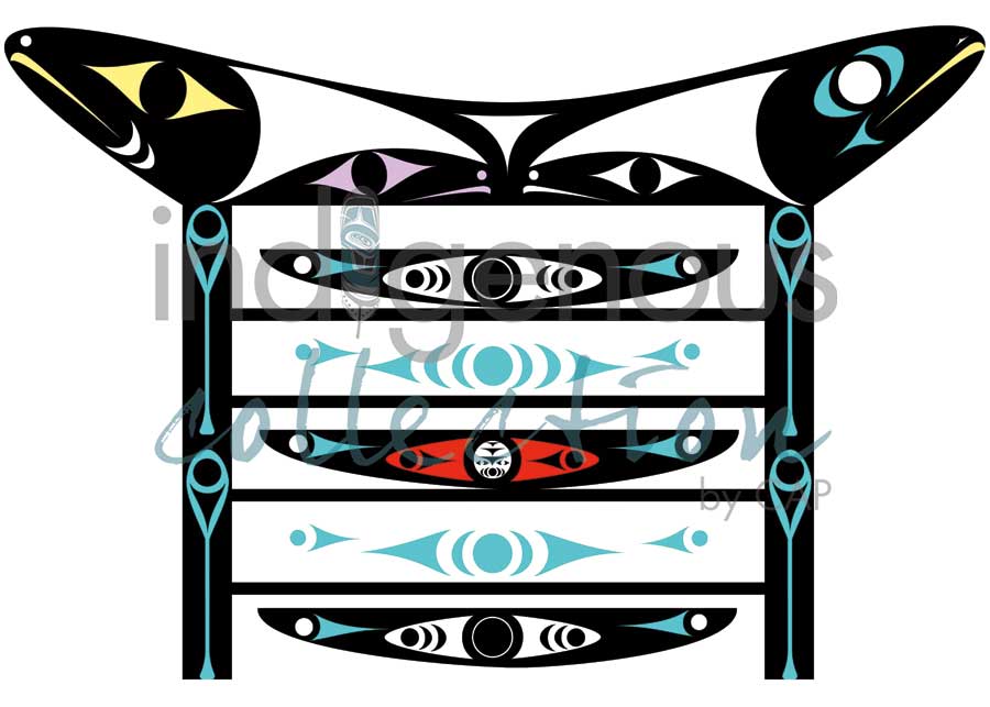 Canoe Shed by artist Zac George SKOKAYLEM
