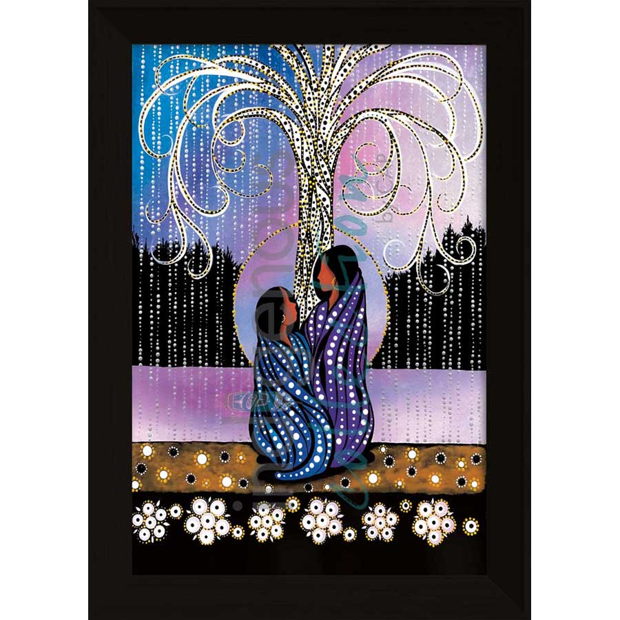 Sisters Forever by artist Betty Albert - Cree. Indigenous Collection