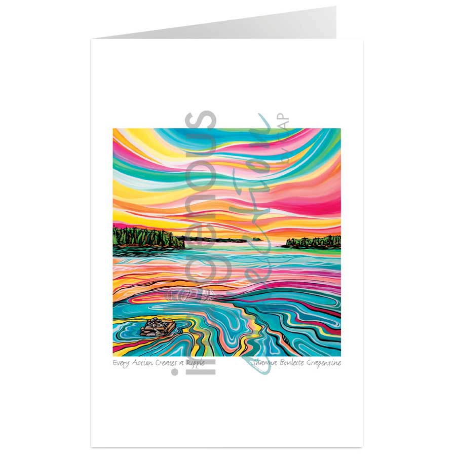 Every Action Creates a Ripple by artist Shawna Boulette Grapentine