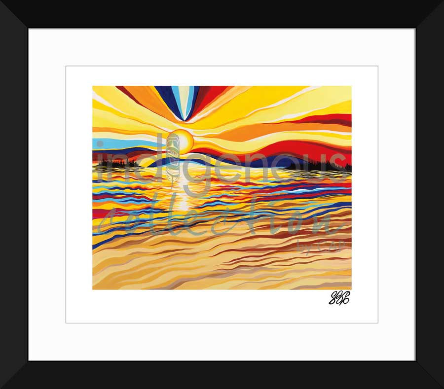 Sunset Limited Edition by artist Shawna Boulette Grapentine