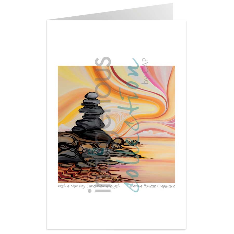 With a New Day Comes New Strength by artist Shawna Boulette Grapentine