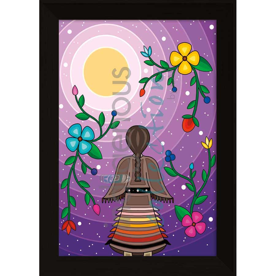 In Her Skirt by artist Marissa Indoe - Anishinaabe. Indigenous Collection