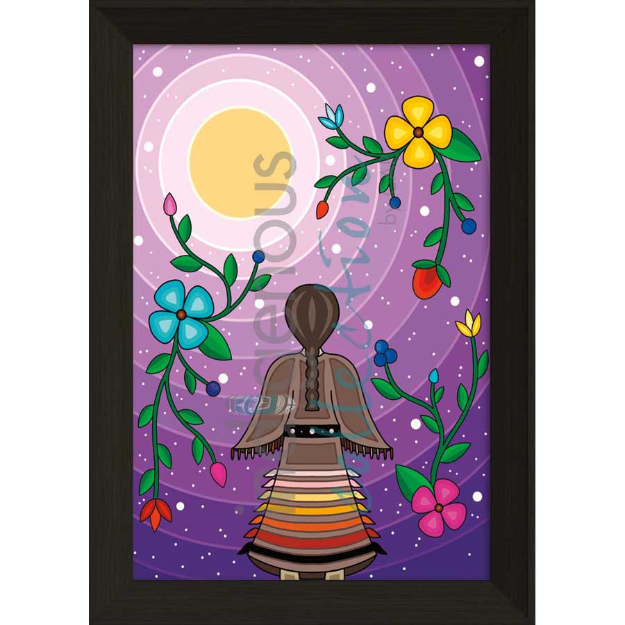 In Her Skirt by artist Marissa Indoe - Anishinaabe. Indigenous Collection