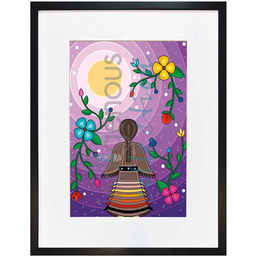 In Her Skirt by artist Marissa Indoe - Anishinaabe. Indigenous Collection