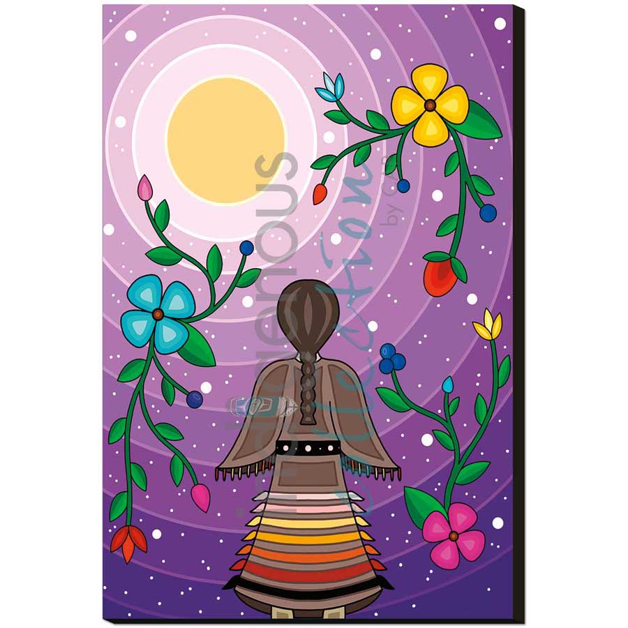 In Her Skirt by artist Marissa Indoe - Anishinaabe. Indigenous Collection