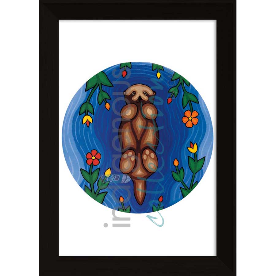 In the River by artist Marissa Indoe - Anishinaabe. Indigenous Collection