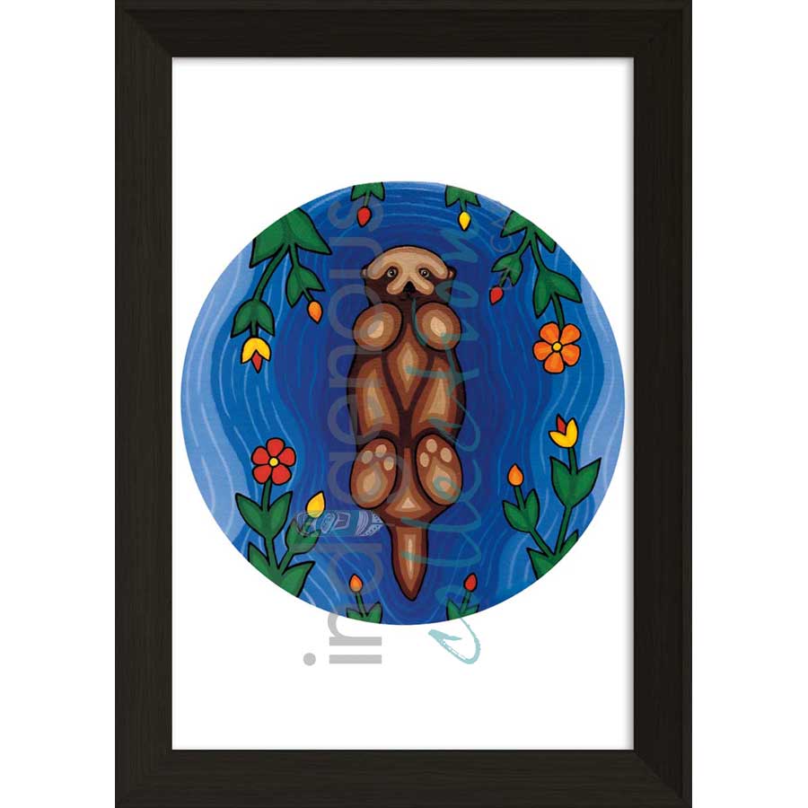 In the River by artist Marissa Indoe - Anishinaabe. Indigenous Collection