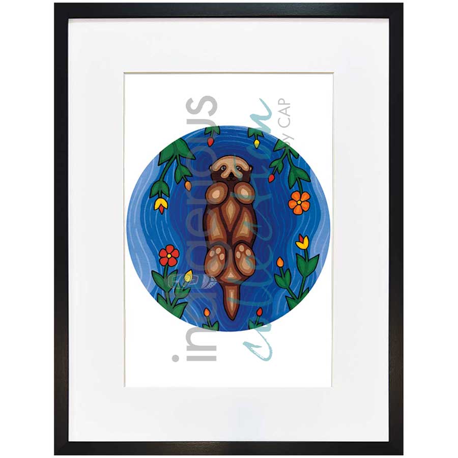 In the River by artist Marissa Indoe - Anishinaabe. Indigenous Collection
