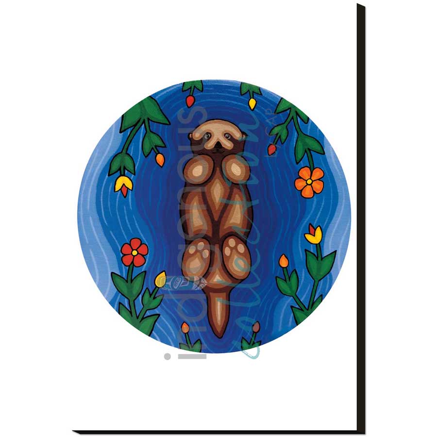 In the River by artist Marissa Indoe - Anishinaabe. Indigenous Collection