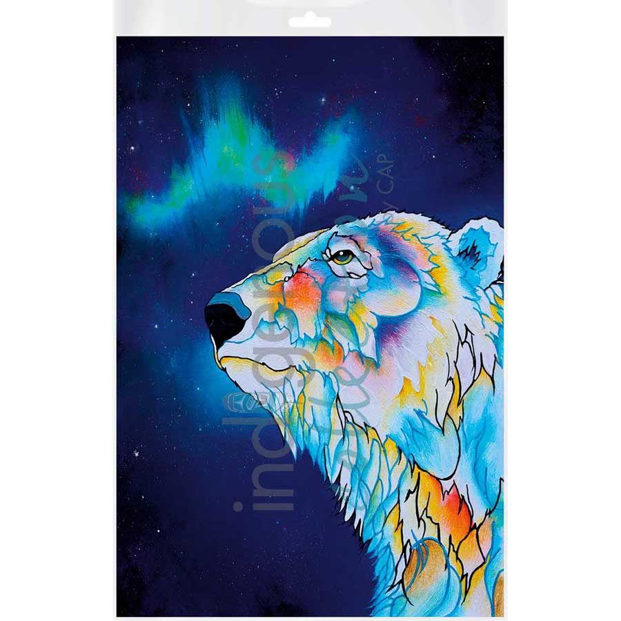 Aurora Dreamer by artist Micqaela Jones - Te-Moak. Indigenous Collection
