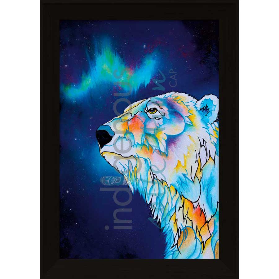 Aurora Dreamer by artist Micqaela Jones - Te-Moak. Indigenous Collection
