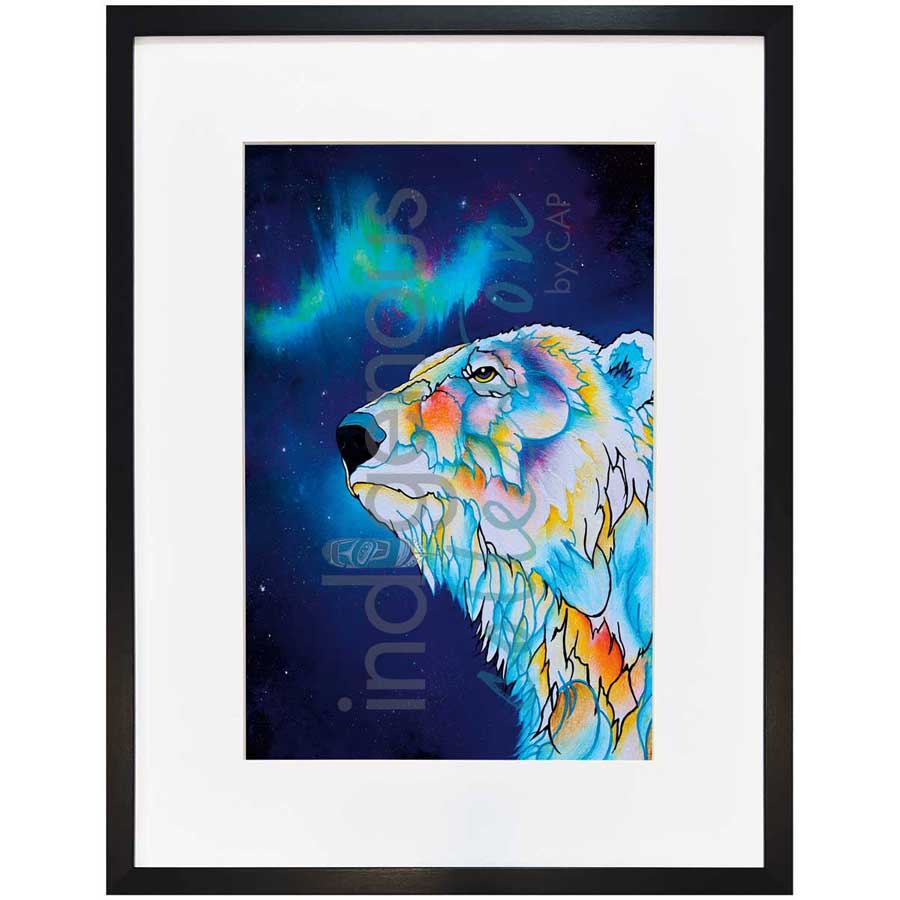 Aurora Dreamer by artist Micqaela Jones - Te-Moak. Indigenous Collection